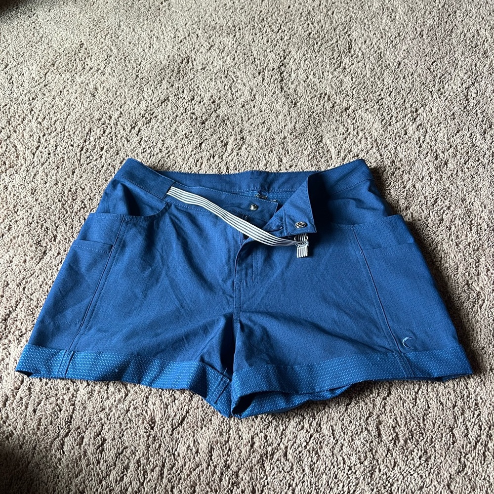 Zyia Navy Not Just a Trail Shorts